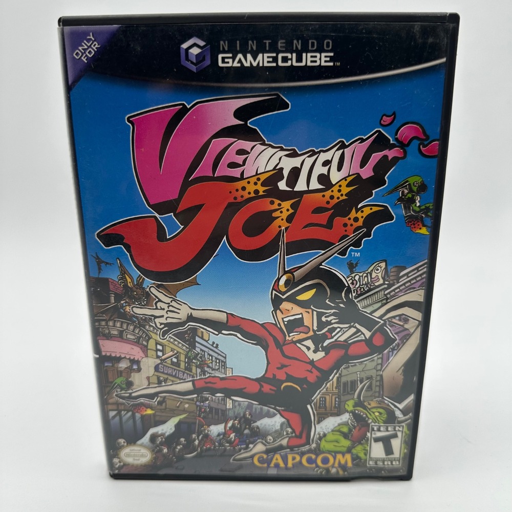 Viewtiful Joe (GameCube) Complete CIB - Tested Working - Clean Disc
